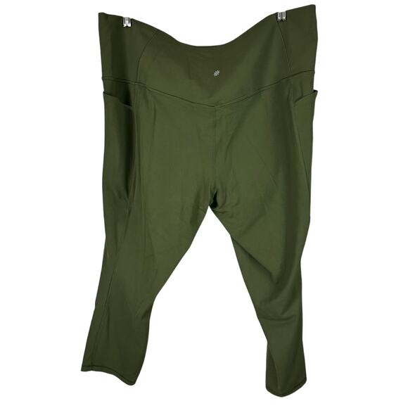 Athleta Salutation Stash High Rise 7/8 Tight Aspen Olive Women's Size 3X NWT - Picture 4 of 12